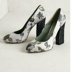 Anthropologie Paola D’Arcano Ortensia Floral Shoes